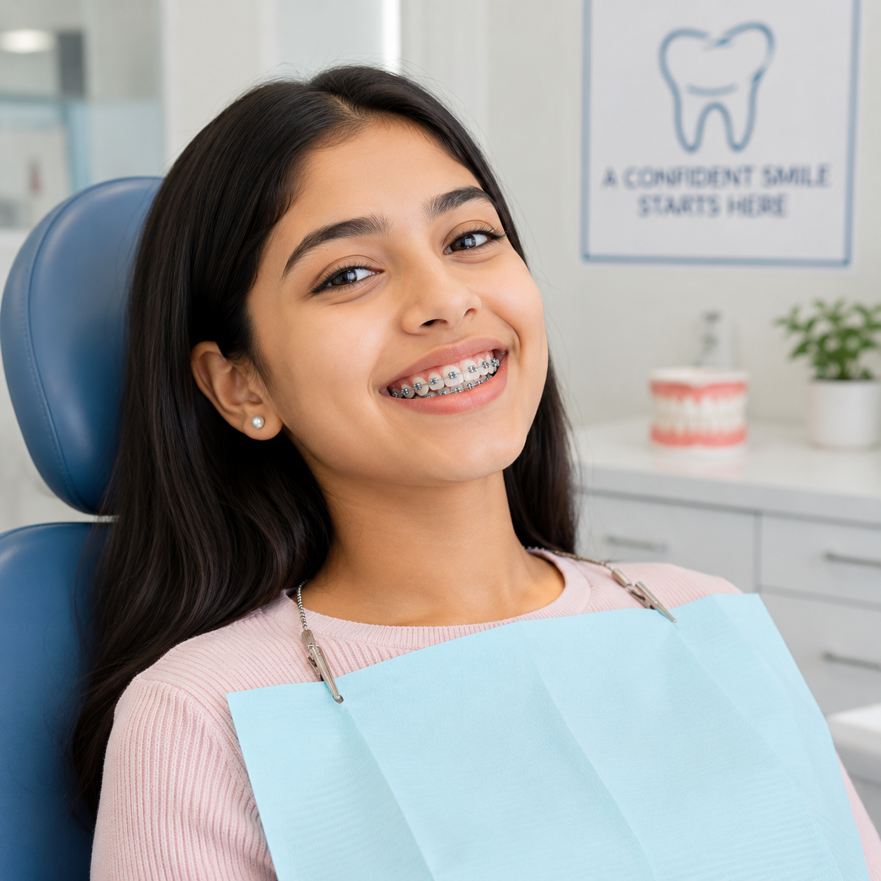 Metal vs ceramic braces orthodontics Kanyakumari
