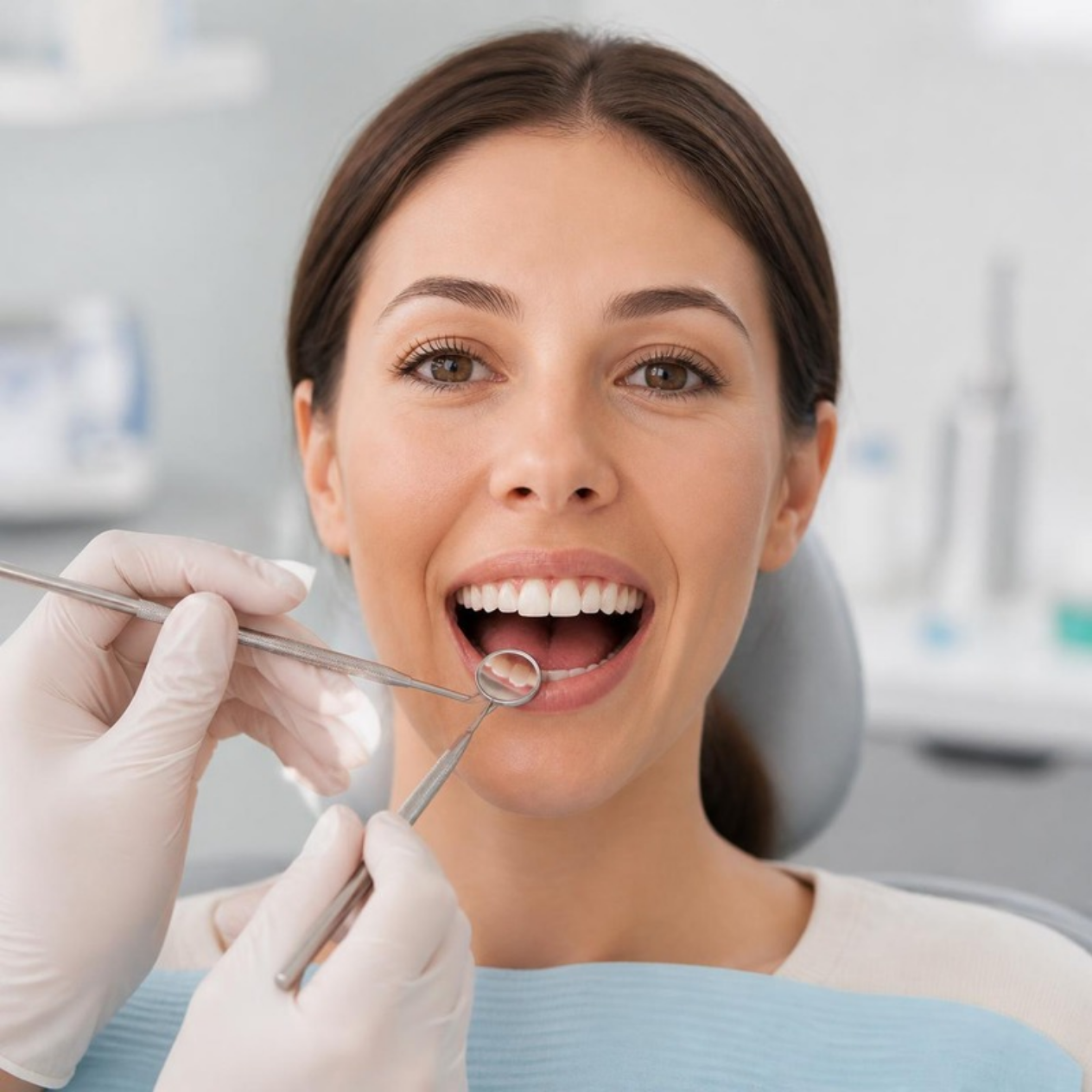 Healthy gums and oral hygiene